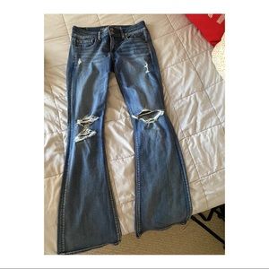 AE Midwash Artist Flare Jeans